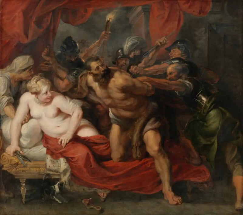 Die Gefangennahme von Simson (Richter 16:19-21), um 1620 - Peter Paul Rubens