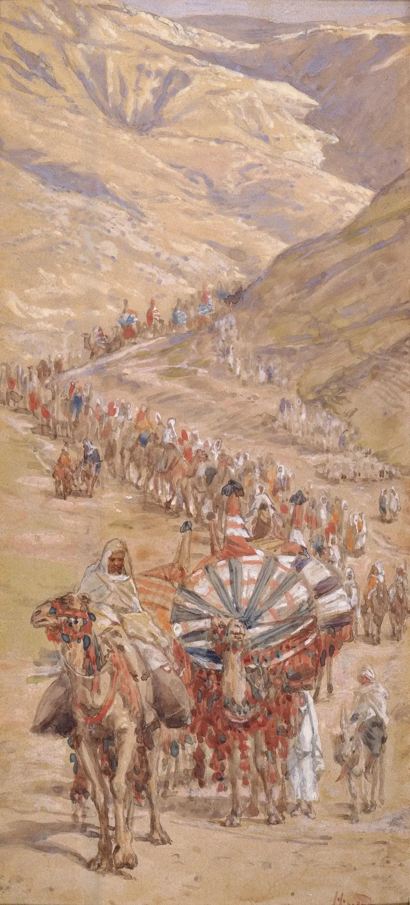 Die Karawane von Abram - James Tissot