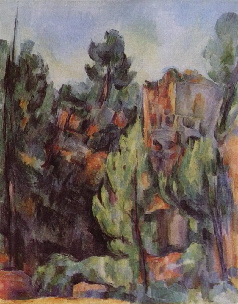 Die Steinbruch von Bibémus - Paul Cézanne