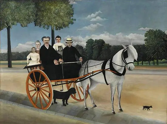 Die Kutsche des Vaters Junier - Henri Rousseau