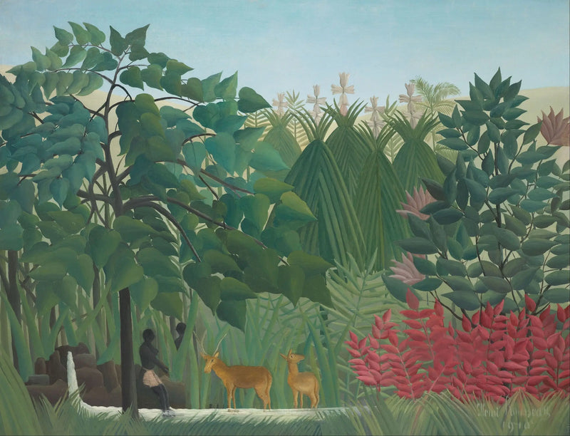 Die Kaskade - Henri Rousseau