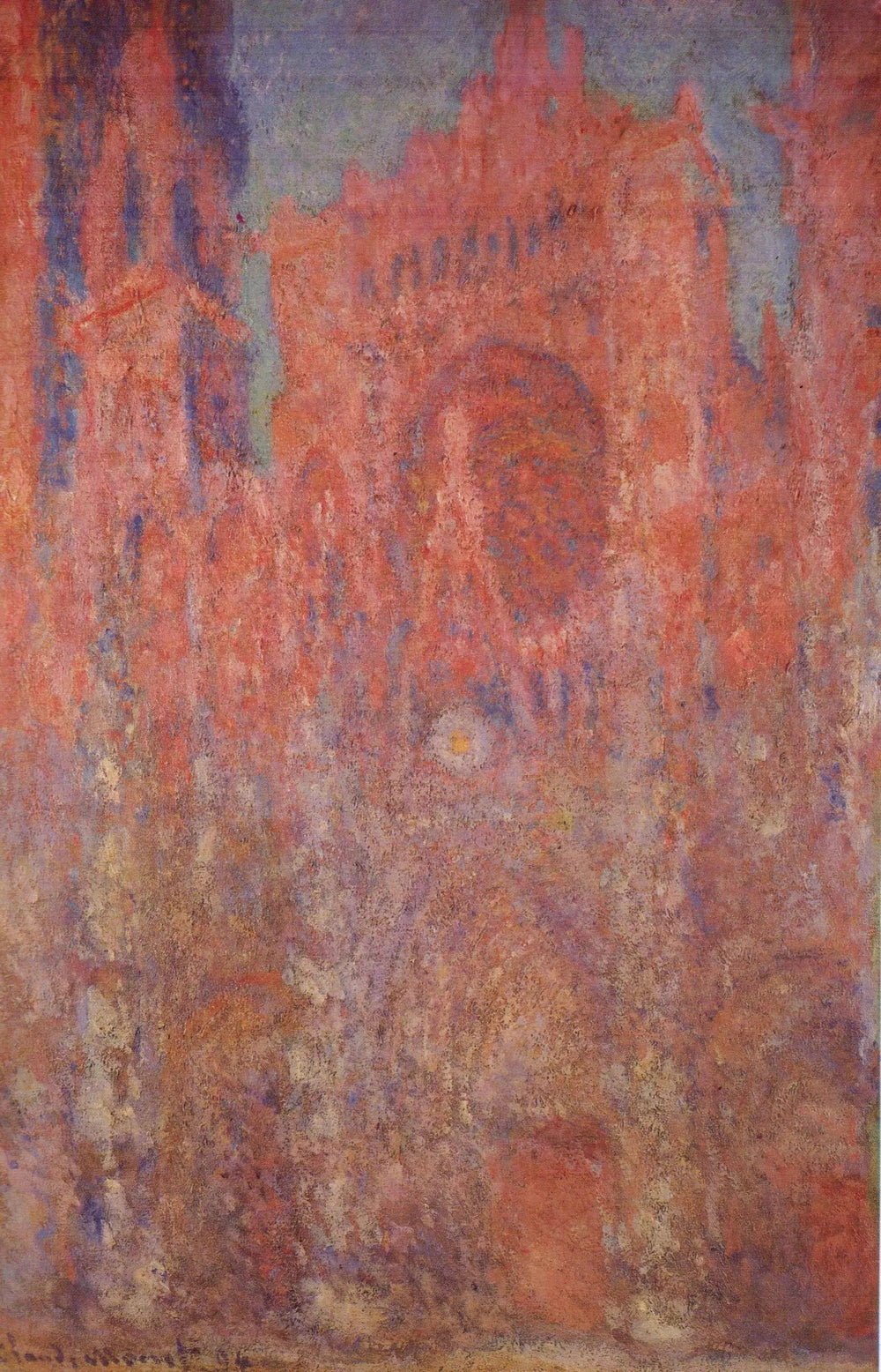 La Cathédrale de Rouen, le Portail - Claude Monet image 1 copie de tableau peinte à la main