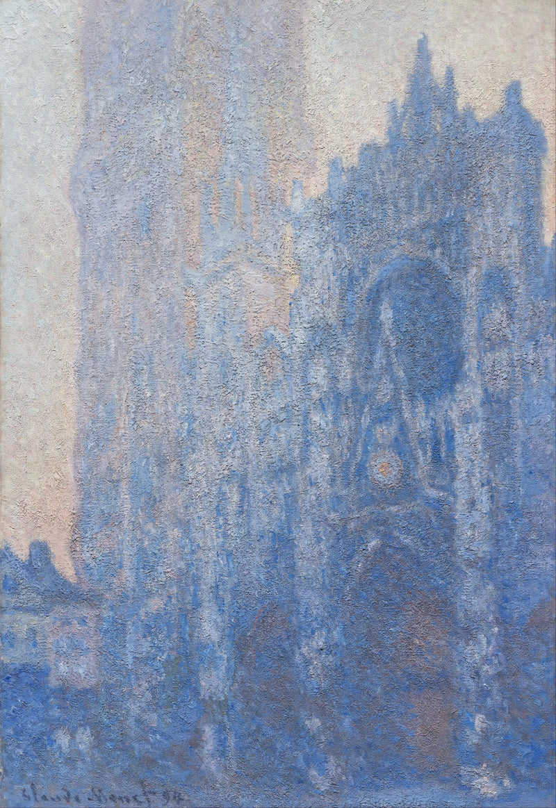 Die Kathedrale von Rouen, das Portal und der Turm von Albane, Aube - Claude Monet