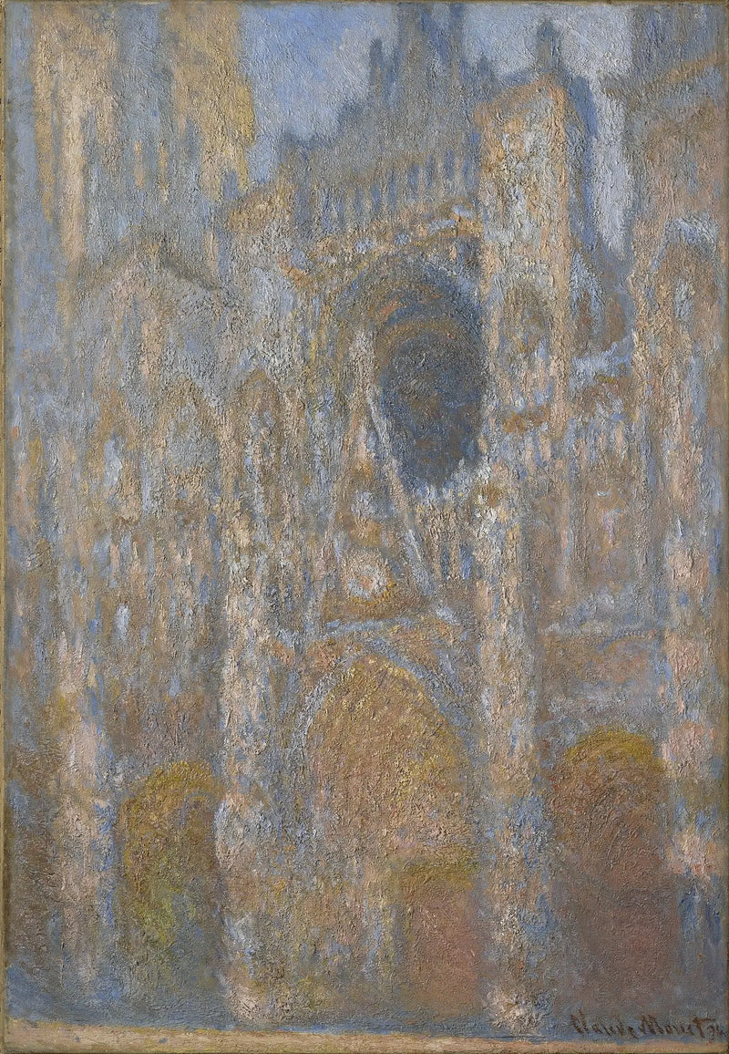 Die Kathedrale von Rouen, das Portal, Mittag - Claude Monet