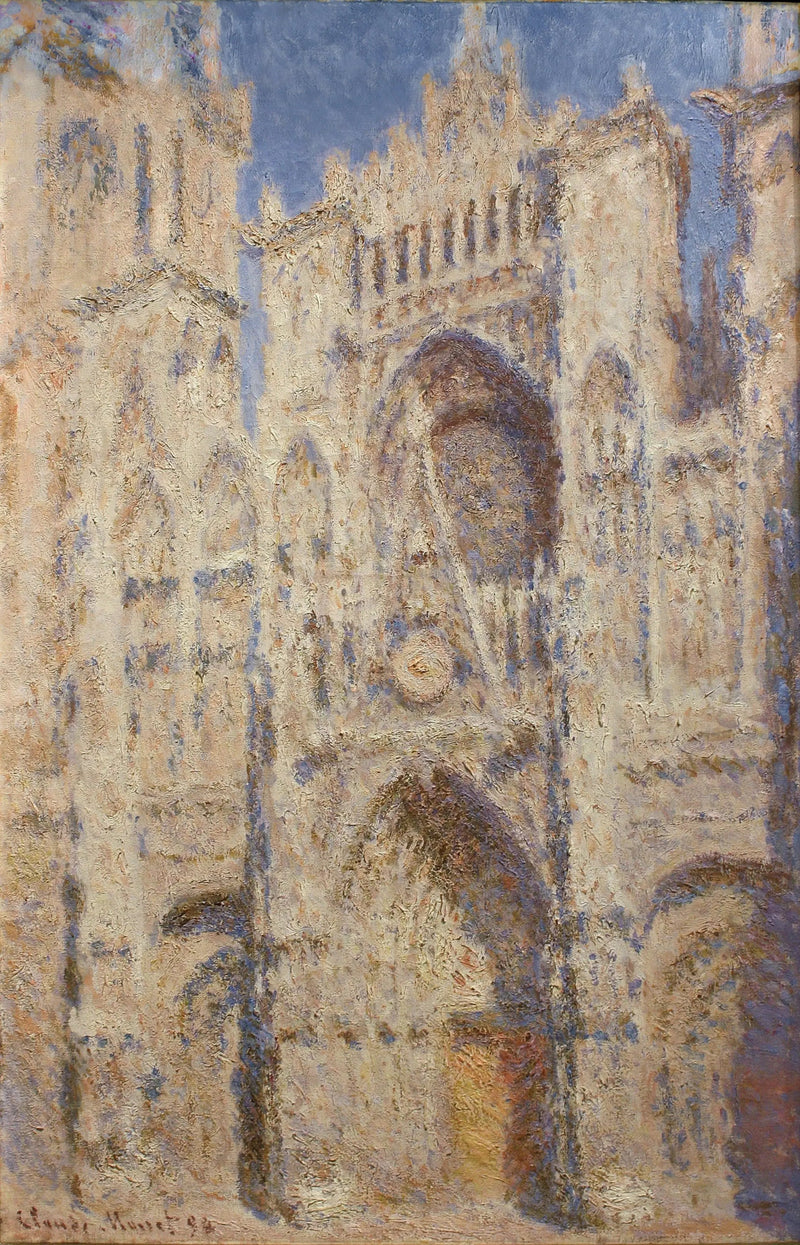 Die Kathedrale von Rouen, das Portal, Sonne - Claude Monet
