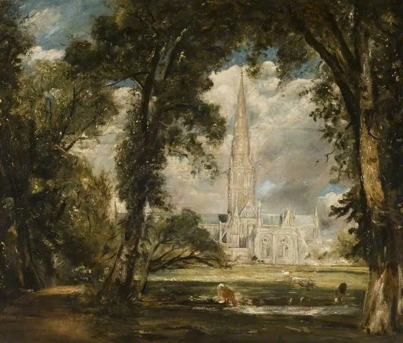 Salisbury Cathedral aus dem Bischofsgarten - John Constable
