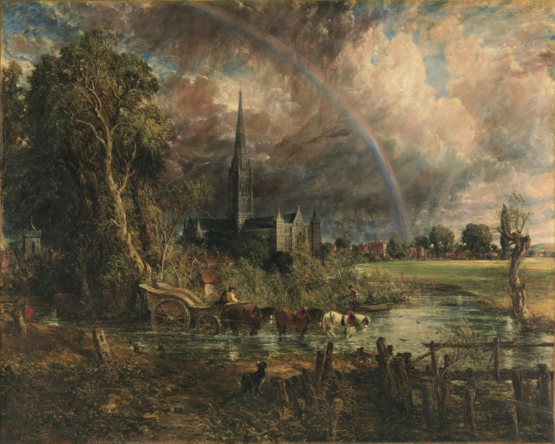 Salisbury Cathedral aus der Wiese gesehen - John Constable