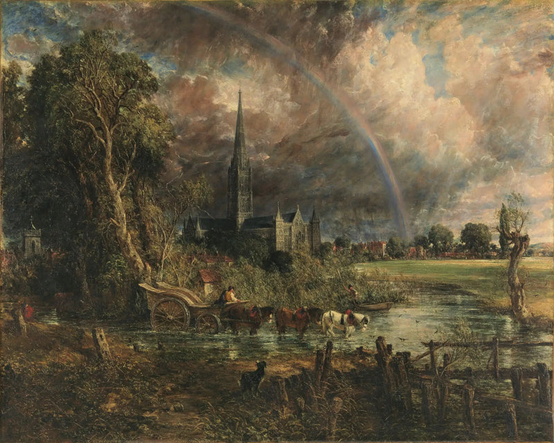 Salisbury Cathedral aus der Wiese gesehen - John Constable