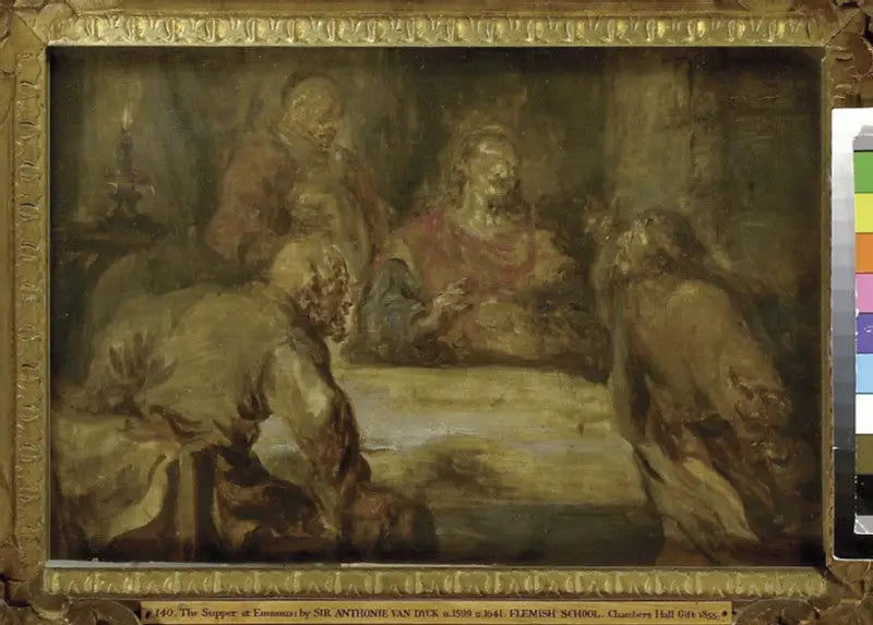 Das letzte Abendmahl von Emmaus - Antoine van Dyck