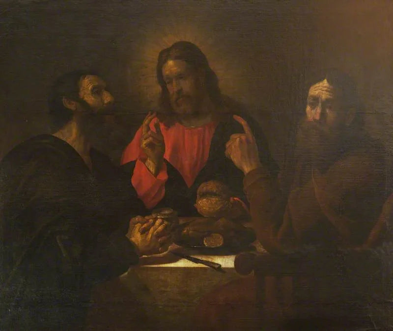 Das Abendmahl von Emmaus - Ludovico Carracci