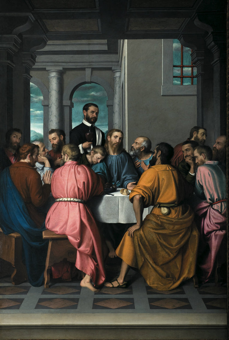 Das letzte Abendmahl - Giovanni Battista Moroni