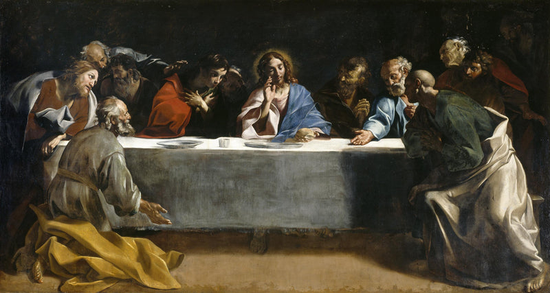 Das letzte Abendmahl - Giovanni Lanfranco