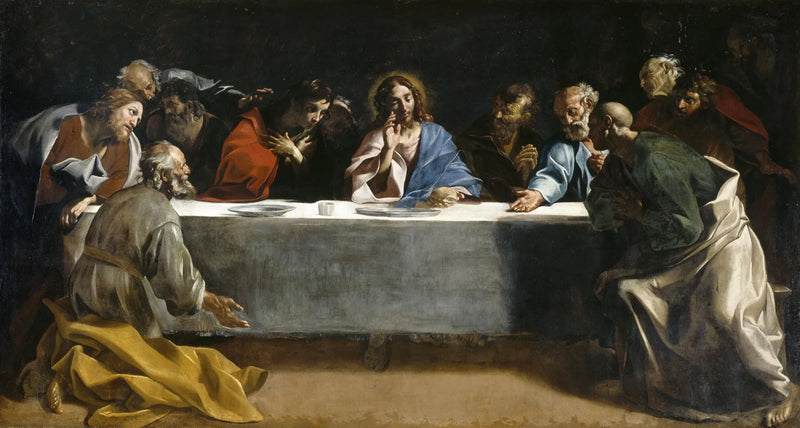 Das letzte Abendmahl - Giovanni Lanfranco
