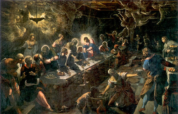 Das letzte Abendmahl - Jacopo Tintoretto