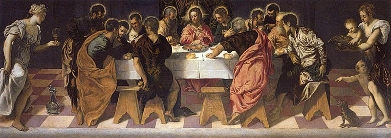 Das letzte Abendmahl - Jacopo Tintoretto