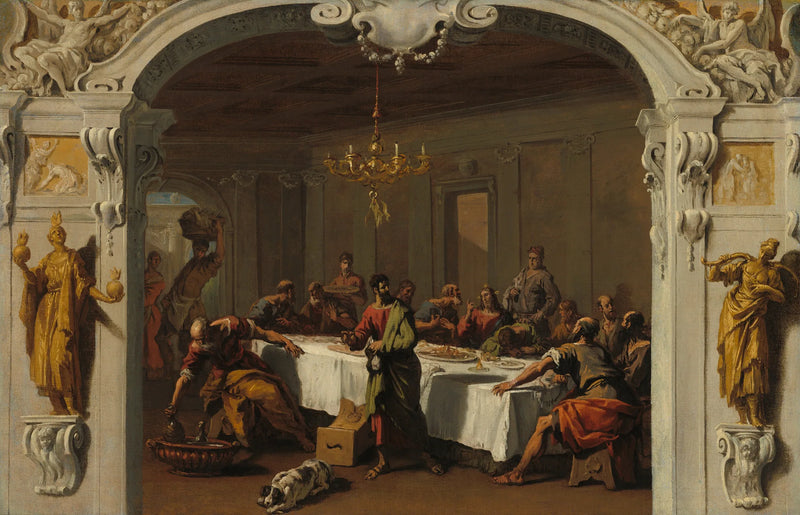 Das letzte Abendmahl - Sebastiano Ricci