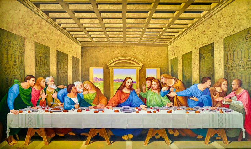 Die Abendmahl – Eine Neuinterpretation des Meisterwerks von Leonardo da Vinci durch Master Apollon | 270 x 160 cm