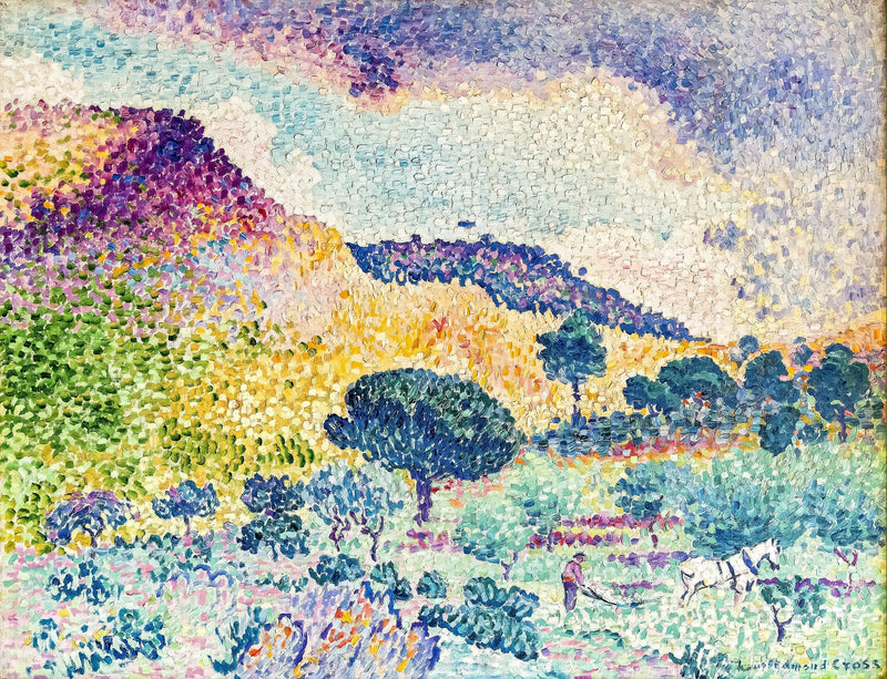 Die Kette der Maures - Henri-Edmond Cross