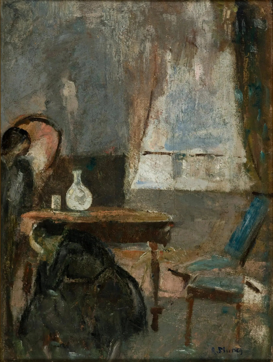 Das Zimmer des Kranken - Edvard Munch