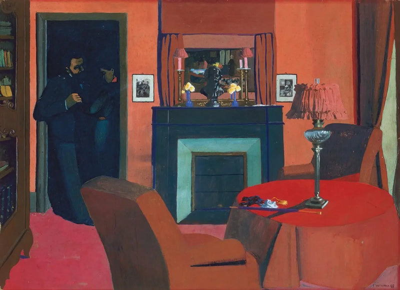 Das rote Zimmer - Félix Vallotton