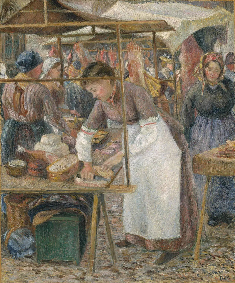 Die Wurstverkäuferin - Camille Pissarro