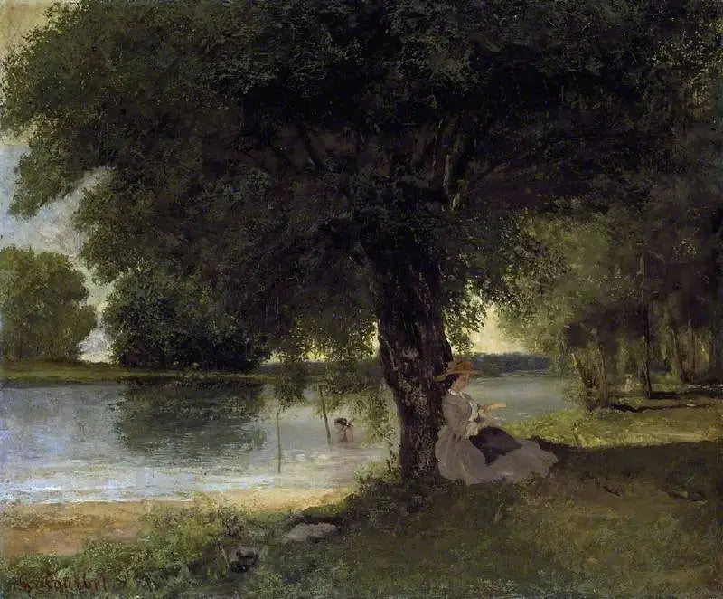 Die Charente bei Port-Bertaud - Gustave Courbet