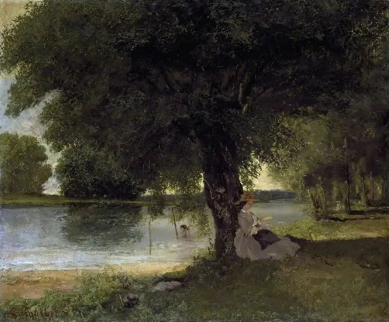 Die Charente bei Port-Bertaud - Gustave Courbet