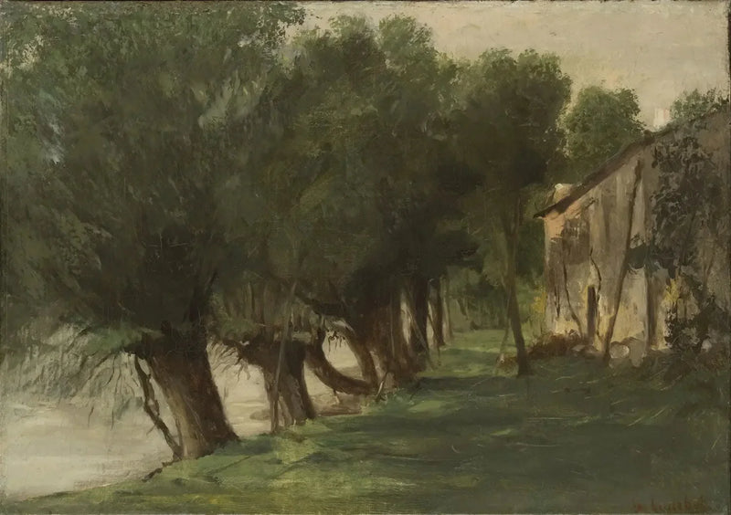 Die Charente, Port-Berteau - Gustave Courbet