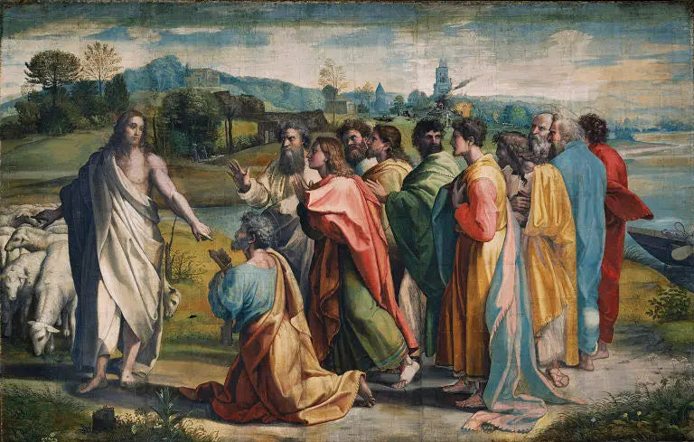 Die Übergabe Christi an Petrus - Raffael Sanzio