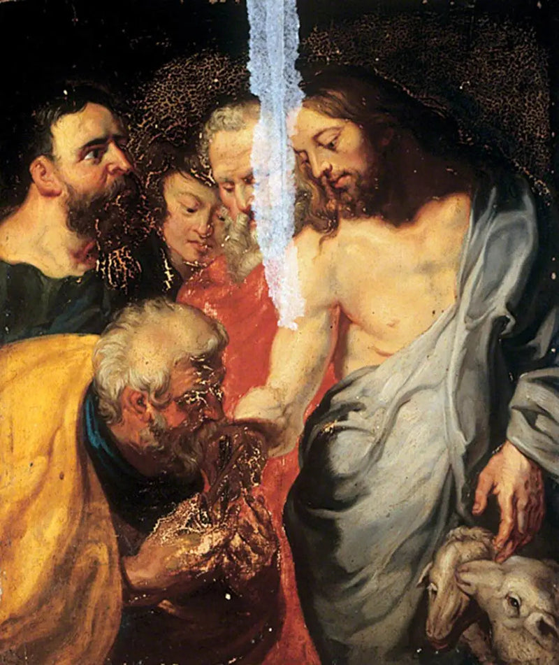 Die Ladung des Christus zu Saint Peter - Peter Paul Rubens