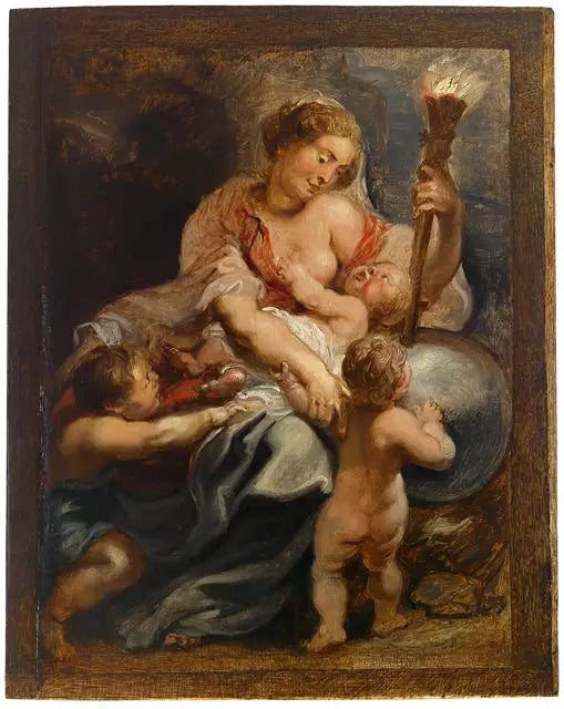 Die Wohltätigkeit erleuchtet die Welt - Peter Paul Rubens