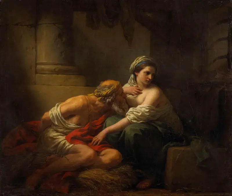 La Charité romaine - Louis Jean François Lagrenée