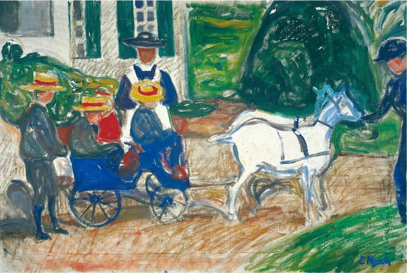 Die Ziegenkutsche - Edvard Munch