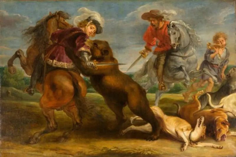 Die Bärenjagd - Peter Paul Rubens