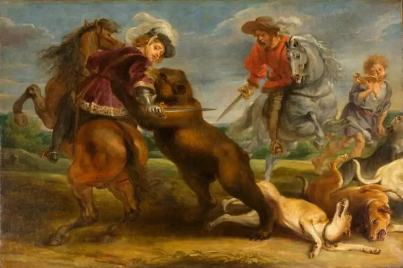 Die Bärenjagd - Peter Paul Rubens
