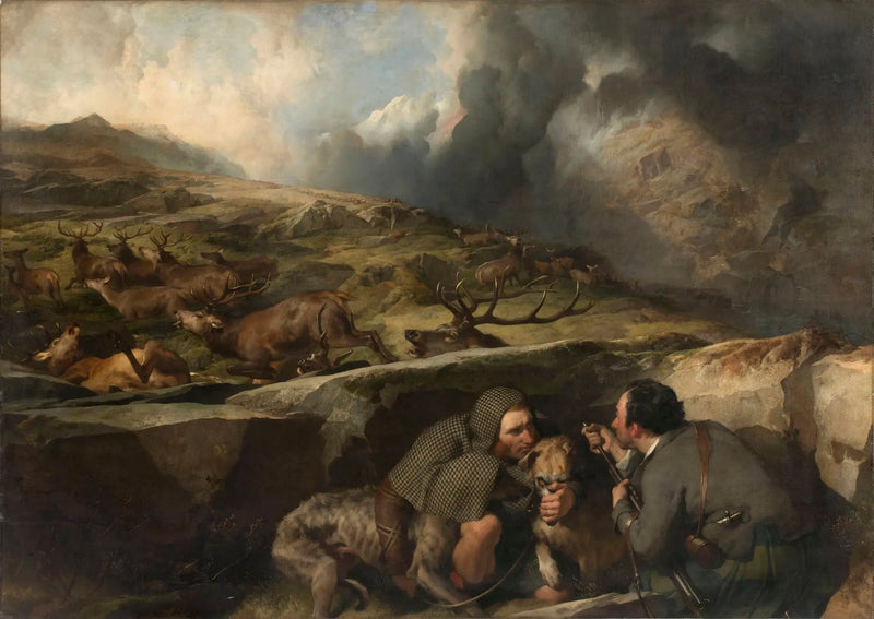 Die Hirschjagd - Edwin Henry Landseer