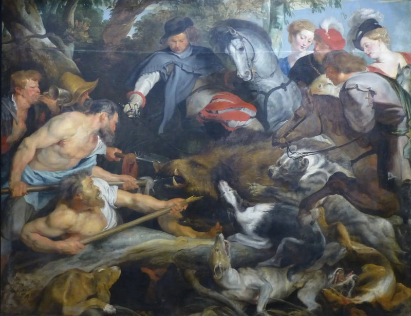 Die Wildschweinjagd - Peter Paul Rubens