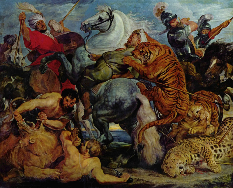 Die Tigerjagd - Peter Paul Rubens