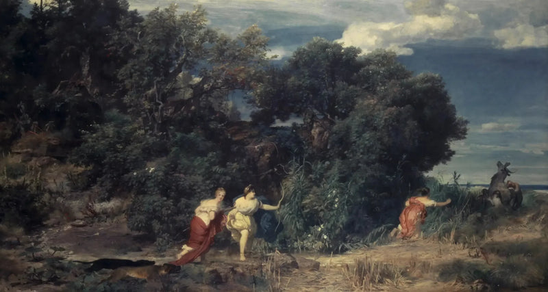 Die Jagd der Diana - Arnold Böcklin
