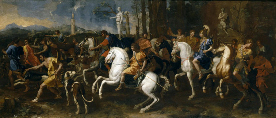 Die Jagd von Meleager und Atalanta - Nicolas Poussin