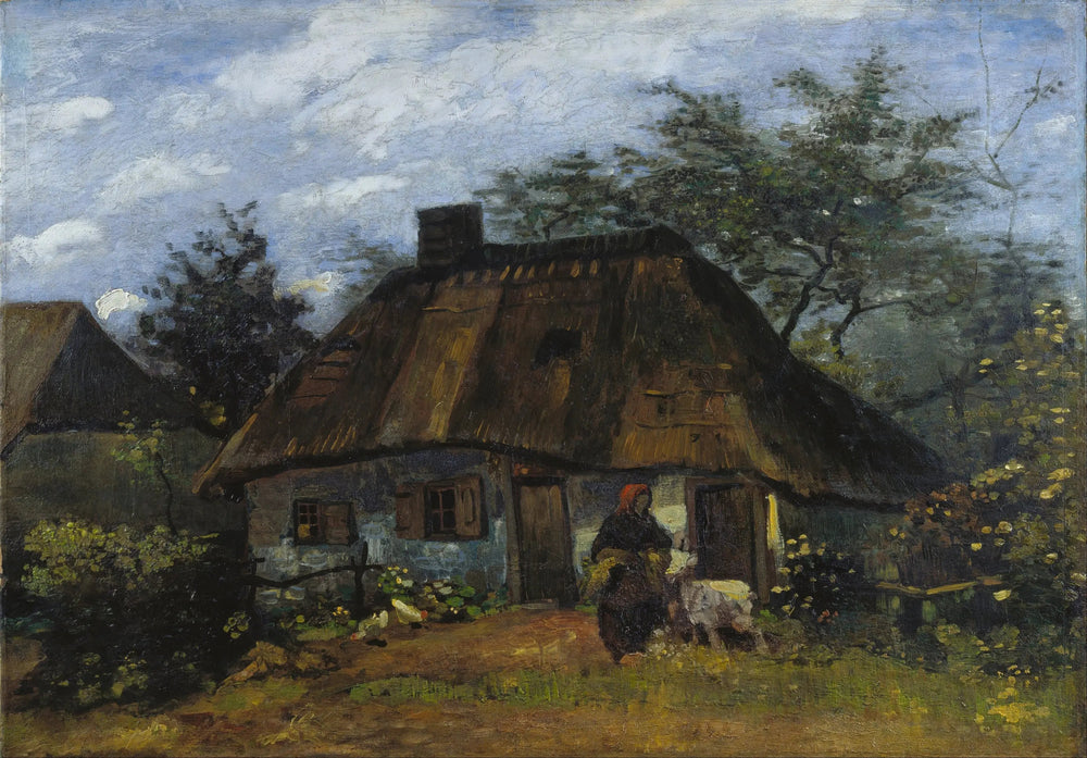 La Chaumière - Vincent van Gogh image 1 reproduction artisanale de tableau