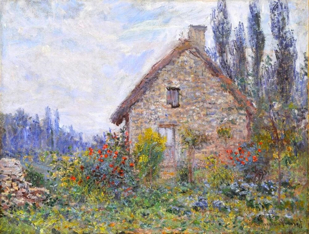 La Chaumière W524a par Claude Monet, Uehara Museum of Art
