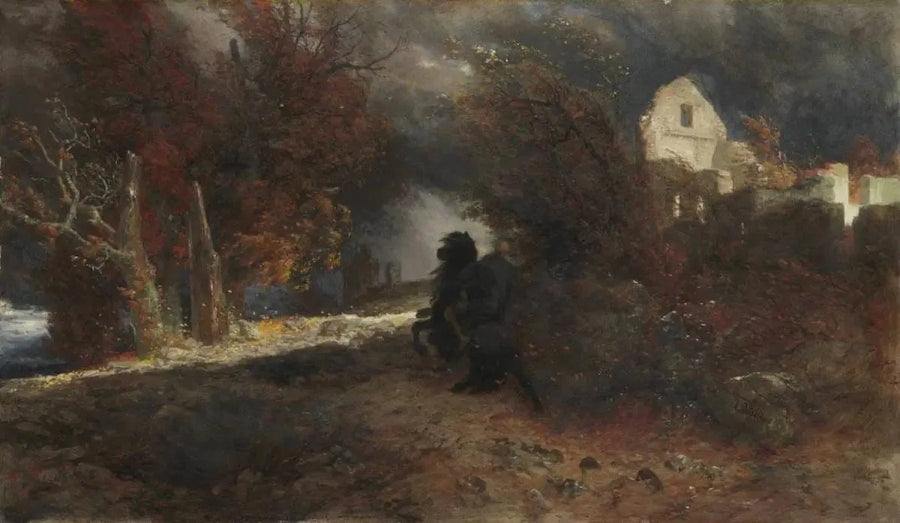 Der Reiter des Todes - Arnold Böcklin