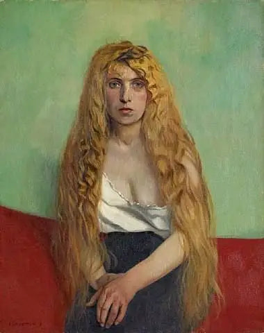 Die blonde Haarpracht - Félix Vallotton