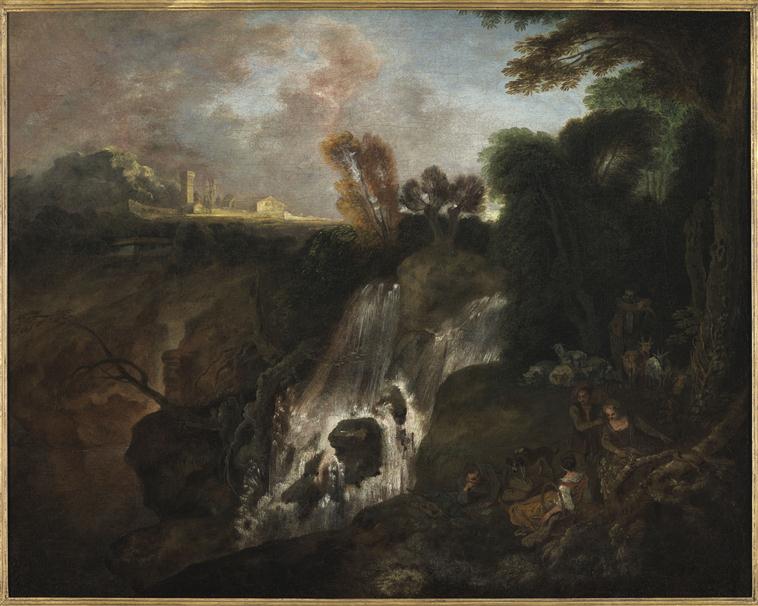 Der Wasserfall - Antoine Watteau