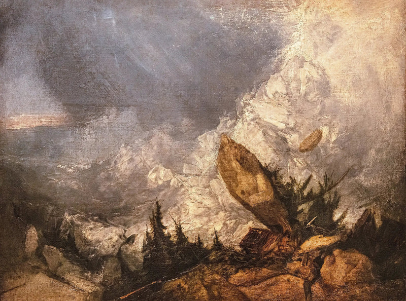 Der Fall einer Lawine in Graubünden - J. M. W. Turner