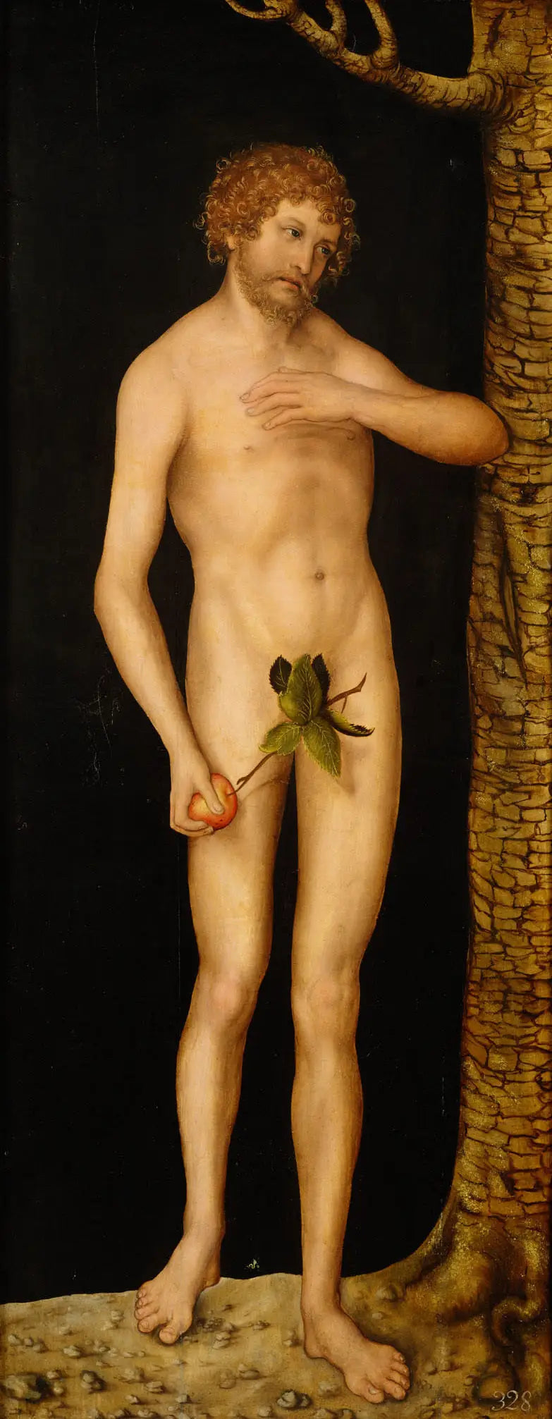 Der Fall des Menschen: Adam - Lucas Cranach der Ältere