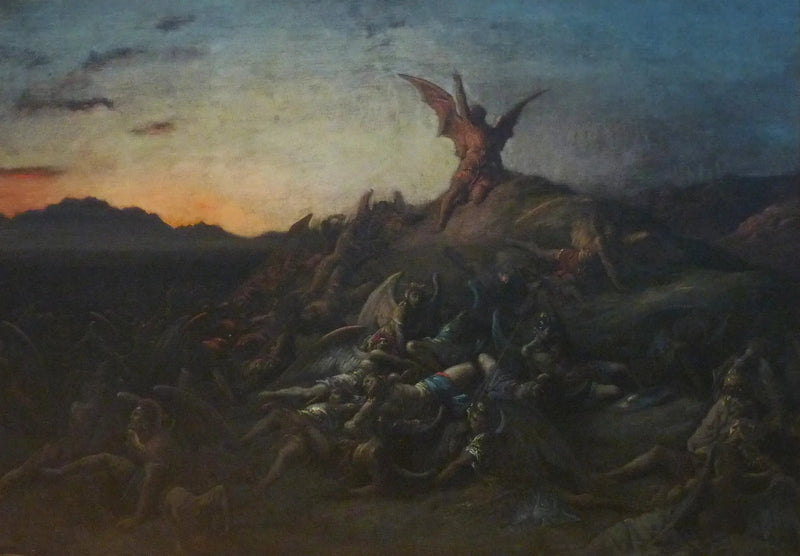Der Sturz der rebellischen Engel - Gustave Doré