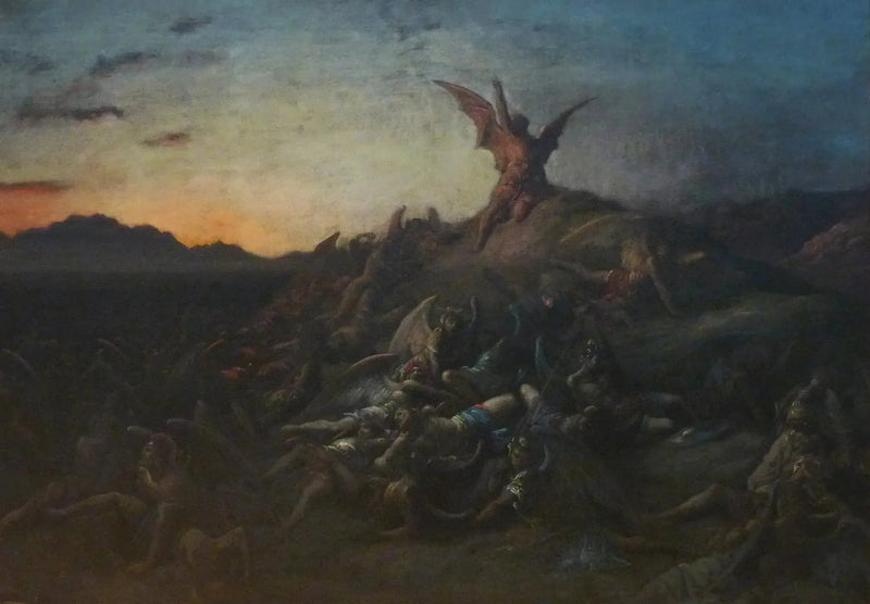 Der Sturz der rebellischen Engel - Gustave Doré