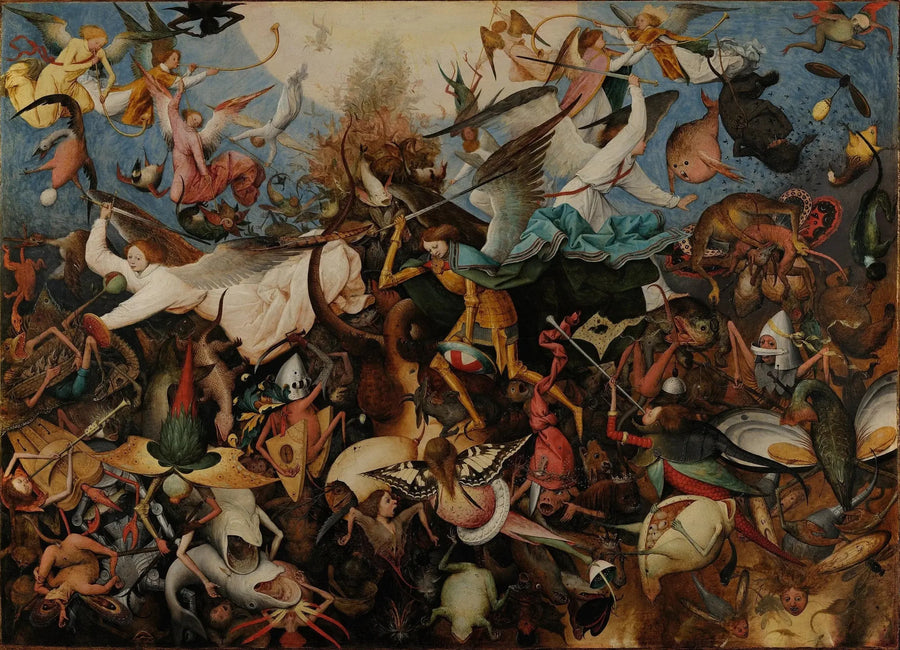 Der Fall der rebellischen Engel - Pieter Brueghel der Ältere